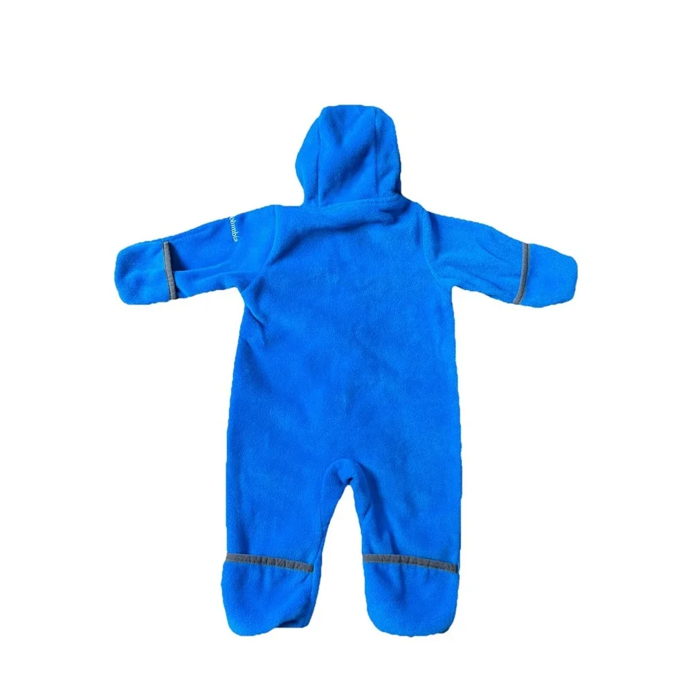 Columbia Bear Ears Feet Hand Covers Fleece Snowsuit Boys 3-6 M Detroit Lions Fan